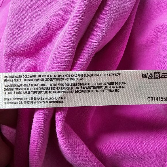 Free People Hot Shot Romper Pink With Pockets Cotton Stretch Blend Women L - Picture 7 of 12